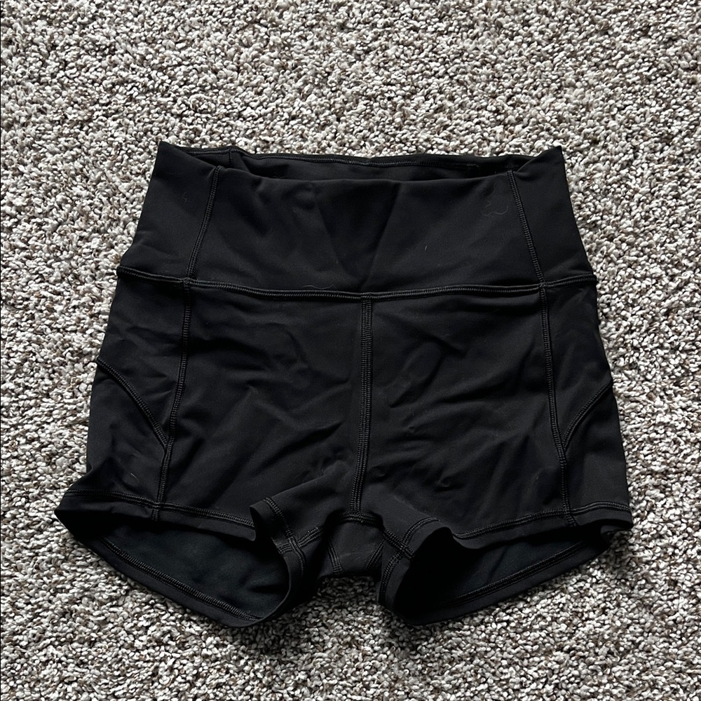 Black lulu lemon biker shorts